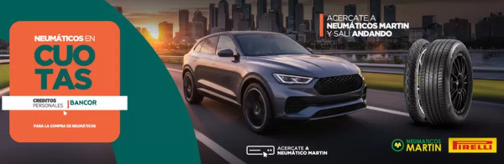 Catálogo Neumáticos Martin en Lanus Oeste | Promocion! Cuotas sin interes!! | 2025-12-09T00:00:00.000Z - 2025-12-24T00:00:00.000Z