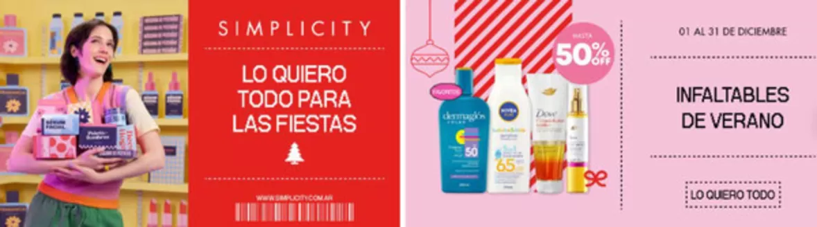 Catálogo Simplicity en Pilar (Buenos Aires) | Hasta 50% off | 2025-12-10T00:00:00.000Z - 2025-12-31T00:00:00.000Z