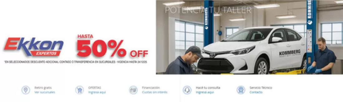 Catálogo Ekkon | Hasta 50% off | 2025-12-12T00:00:00.000Z - 2025-12-31T00:00:00.000Z
