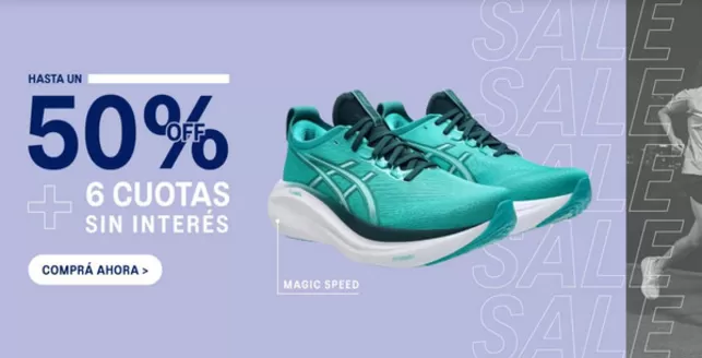 Catálogo Asics en Quilmes | Hasta 50% off | 2025-12-17T00:00:00.000Z - 2026-01-06T00:00:00.000Z