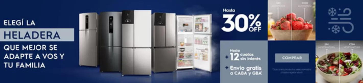 Catálogo Electrolux | Promoción! 30% off | 2025-12-18T00:00:00.000Z - 2025-12-31T00:00:00.000Z