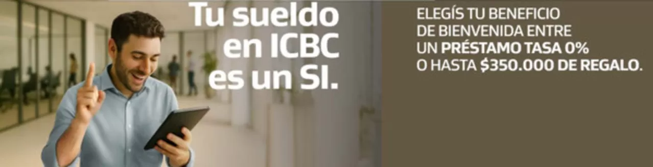 Catálogo ICBC en Olivos | Tu sueldo en ICBC en un SI | 2025-12-23T00:00:00.000Z - 2026-01-07T00:00:00.000Z