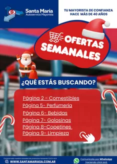 Catálogo Santa Maria en Ingeniero Maschwitz | Ofertas Santa Maria | 2025-12-30T00:00:00.000Z - 2026-01-13T00:00:00.000Z
