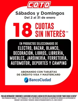 Catálogo Coto en Avellaneda (Buenos Aires) | Coto Afiche Web Banco Ciudad | 2026-01-02T00:00:00.000Z - 2026-01-31T00:00:00.000Z