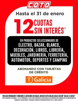 Catálogo Coto | Coto Afiche Web- Galicia | 2026-01-06T00:00:00.000Z - 2026-01-31T00:00:00.000Z