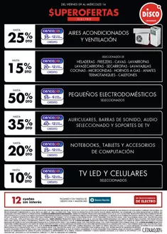Catálogo Disco | Ofertas | Electro, T. Libre y más | 2026-01-09T00:00:00.000Z - 2026-01-14T00:00:00.000Z