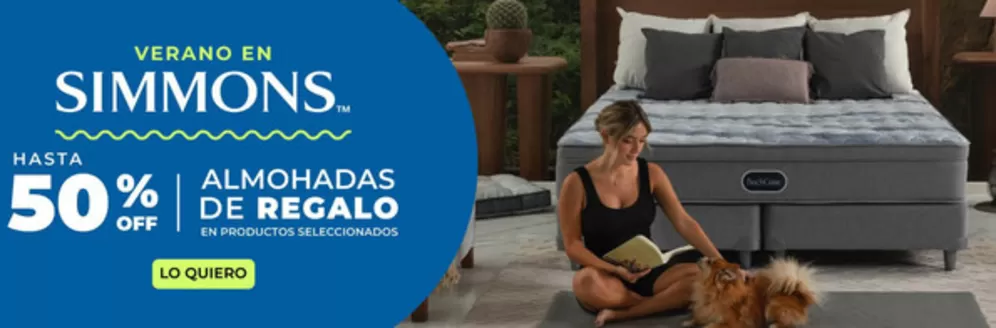 Catálogo Simmons en Quilmes | Hasta 50% off | 2026-01-14T00:00:00.000Z - 2026-01-31T00:00:00.000Z