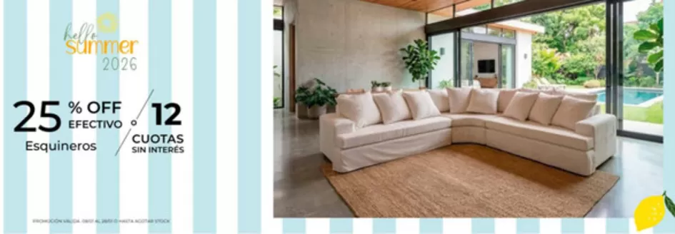 Catálogo Muebles y Sillones.com en La Plata | 25% OFF | 2026-01-14T00:00:00.000Z - 2026-01-31T00:00:00.000Z