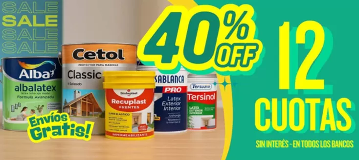Catálogo Pinturerias MM en Florida (Buenos Aires) | Promoción! Hasta 40% off | 2026-01-14T00:00:00.000Z - 2026-01-31T00:00:00.000Z