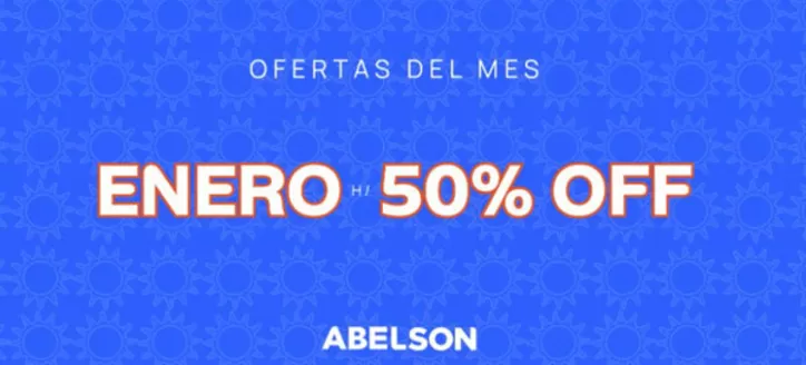 Catálogo Abelson en Florida (Buenos Aires) | Promoción! Hasta 50% off | 2026-01-14T00:00:00.000Z - 2026-01-31T00:00:00.000Z