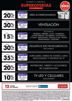 Catálogo Disco | Ofertas | Electro, T. Libre y más | 2026-01-16T00:00:00.000Z - 2026-01-21T00:00:00.000Z