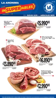 Catálogo La Anonima en Vicente López | Frescos | 2026-01-22T00:00:00.000Z - 2026-01-28T00:00:00.000Z