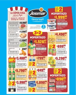 Catálogo Josimar en La Plata | Ofertas principales para todos los cazadores de gangas | 2026-01-23T00:00:00.000Z - 2026-01-29T00:00:00.000Z