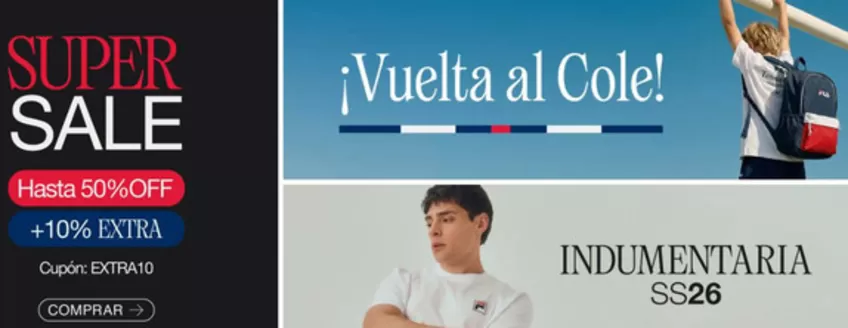 Catálogo Fila en Quilmes | Super Sale | 2026-01-28T00:00:00.000Z - 2026-02-11T00:00:00.000Z