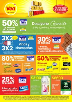 Catálogo Supermercados Vea en Cipolletti | Oferta fin de semana | 2026-01-30T00:00:00.000Z - 2026-02-01T00:00:00.000Z