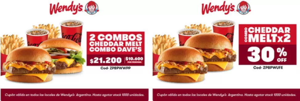 Catálogo Wendy's en El Bolsón | Ofertas | 2026-02-06T00:00:00.000Z - 2026-02-19T00:00:00.000Z