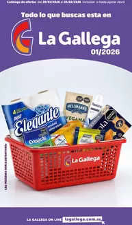 Catálogo La Gallega Supermercados en Tupungato | Catalogo 01/2026 | 2026-02-13T00:00:00.000Z - 2026-02-25T00:00:00.000Z