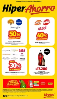 Catálogo Hiper Libertad en Vicente López | Ofertas principales para todos los cazadores de gangas | 2026-02-05T00:00:00.000Z - 2026-02-25T00:00:00.000Z