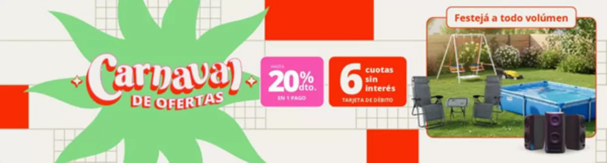 Catálogo Maxi Hogar en Caucete | Carnaval de ofertas | 2026-02-16T00:00:00.000Z - 2026-02-28T00:00:00.000Z