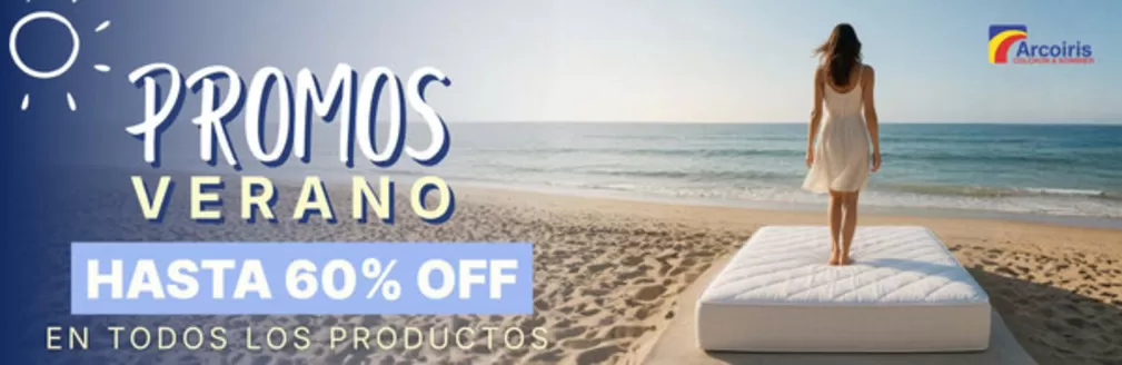 Catálogo Colchones ArcoIris en Caucete | Promos Verano. Hasta 60% off | 2026-02-16T00:00:00.000Z - 2026-02-28T00:00:00.000Z