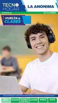 Catálogo La Anonima en Quilmes | Tecno y Hogar Vuelta a Clases | 2026-02-12T00:00:00.000Z - 2026-02-24T00:00:00.000Z