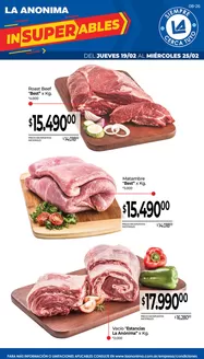 Catálogo La Anonima en Lanús | Frescos | 2026-02-19T00:00:00.000Z - 2026-02-25T00:00:00.000Z