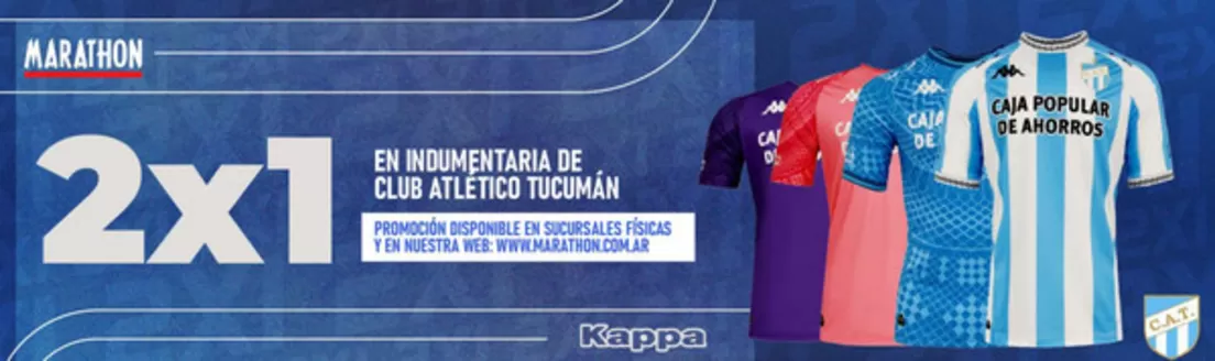 Catálogo Marathon Deportes en Buenos Aires | Promoción! 2x1 | 2026-02-19T00:00:00.000Z - 2026-03-08T00:00:00.000Z