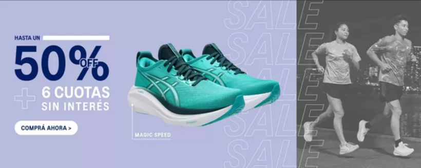 Catálogo Asics en Buenos Aires | Hasta 50% off | 2026-02-19T00:00:00.000Z - 2026-03-08T00:00:00.000Z