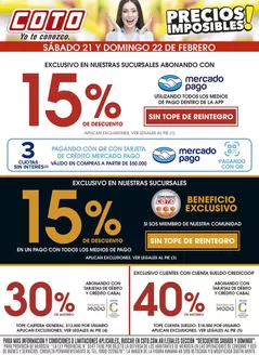 Catálogo Coto | Coto Afiche Descuento | 2026-02-21T00:00:00.000Z - 2026-02-22T00:00:00.000Z