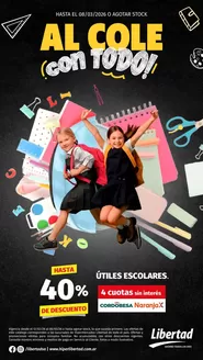 Catálogo Hiper Libertad en Alejandro Korn | Grandes descuentos en productos seleccionados | 2026-02-12T00:00:00.000Z - 2026-03-08T00:00:00.000Z