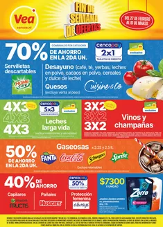 Catálogo Supermercados Vea en Lomas de Zamora | Ofertas fin de semana Chubut | 2026-02-27T00:00:00.000Z - 2026-03-01T00:00:00.000Z