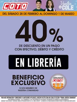 Catálogo Coto | Coto Afiche Comunidad Libreria | 2026-02-28T00:00:00.000Z - 2026-03-01T00:00:00.000Z