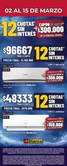 Catálogo Diarco en Martínez | AIRES 12 CUOTAS CUPÓN | 2026-03-02T00:00:00.000Z - 2026-03-15T00:00:00.000Z