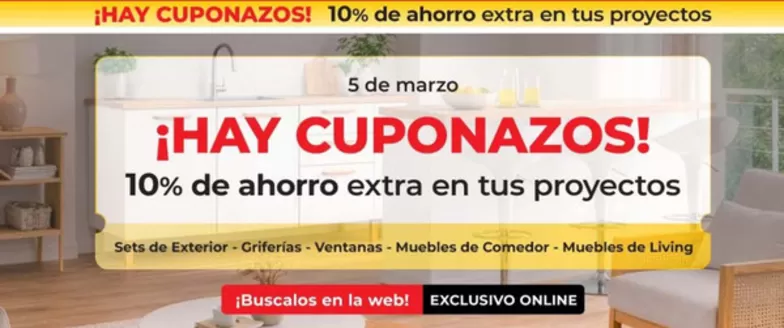 Catálogo Easy en Mendoza | 10% de ahorro extra en tus proyectos | 2026-03-05T00:00:00.000Z - 2026-03-17T00:00:00.000Z