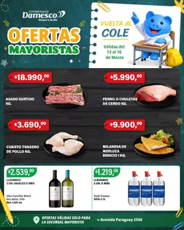 Catálogo Supermercados Damesco en Rawson (Chubut) | OFERTAS MAYORISTA 13 al 16 03 | 2026-03-13T00:00:00.000Z - 2026-03-16T00:00:00.000Z