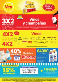 Catálogo Supermercados Vea en Villa Icho Cruz | Ofertas fin de semana | BsAs | 2026-03-20T00:00:00.000Z - 2026-03-26T00:00:00.000Z
