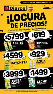 Catálogo Diarco en Venado Tuerto | ESPECIAL LOCURA DE PRECIOS | 2026-03-23T00:00:00.000Z - 2026-03-27T00:00:00.000Z