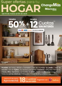 Catálogo HiperChangomas en Tortuguitas | Super ofertas para tu hogar | 2026-03-25T00:00:00.000Z - 2026-04-05T00:00:00.000Z