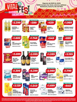Catálogo Supermayorista Vital | Ofertas principales y descuentos | 2026-03-30T00:00:00.000Z - 2026-04-05T00:00:00.000Z