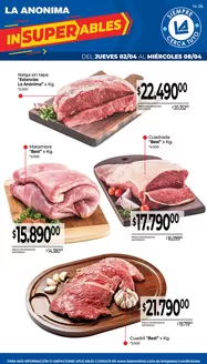 Catálogo La Anonima | Frescos | 2026-04-02T00:00:00.000Z - 2026-04-08T00:00:00.000Z