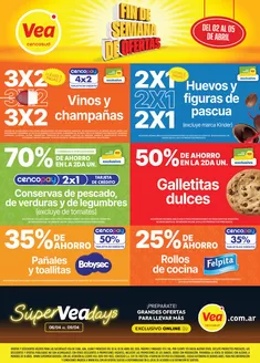 Catálogo Supermercados Vea en Microcentro | Ofertas fin de semana | BsAs | 2026-04-02T00:00:00.000Z - 2026-04-09T00:00:00.000Z