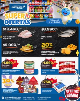 Catálogo Supermercados Damesco | Ofertas minoristas 2 al 5 04 | 2026-04-02T00:00:00.000Z - 2026-04-05T00:00:00.000Z