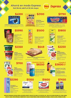 Catálogo Supermercados Vea | Ofertas Vea Express | 2026-04-06T00:00:00.000Z - 2026-05-02T00:00:00.000Z