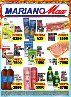 Catálogo Supermercados Mariano Max en Corrientes | Ofertas Supermercados Mariano Max | 2026-04-07T00:00:00.000Z - 2026-04-20T00:00:00.000Z