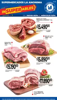 Catálogo La Anonima | Frescos | 2026-04-09T00:00:00.000Z - 2026-04-15T00:00:00.000Z