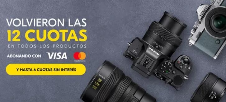 Catálogo Nikon | 12 cuotas sin interes | 2026-04-09T00:00:00.000Z - 2026-04-21T00:00:00.000Z