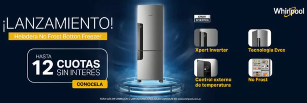 Catálogo Whirlpool | Hasta 12 cuotas sin interes! | 2026-04-09T00:00:00.000Z - 2026-04-21T00:00:00.000Z