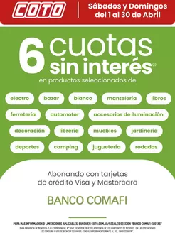 Catálogo Coto en Caseros | Coto Afiche Web Banco Comafi | 2026-04-01T00:00:00.000Z - 2026-04-30T00:00:00.000Z