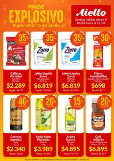 Catálogo Supermercados Aiello en Caseros | Ofertas Supermercados Aiello | 2026-04-10T00:00:00.000Z - 2026-04-12T00:00:00.000Z