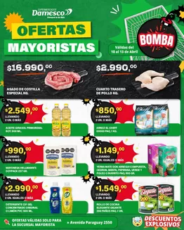 Catálogo Supermercados Damesco en Caseros | Ofertas MAYORISTA 10 al 13 04 | 2026-04-10T00:00:00.000Z - 2026-04-13T00:00:00.000Z